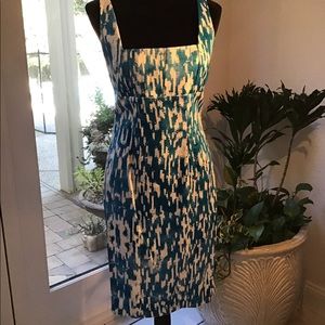 Calvin Klein print sheath dress